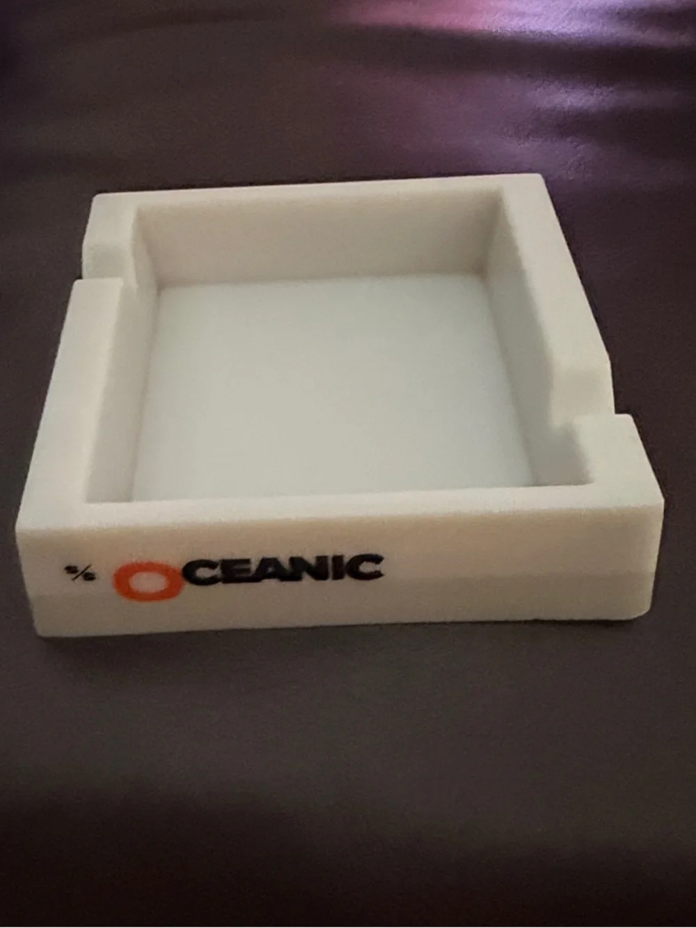 Vintage Home Lines S/S Homeric & S/S Oceanic Ornamin Ashtray by Jampe Italy Crui